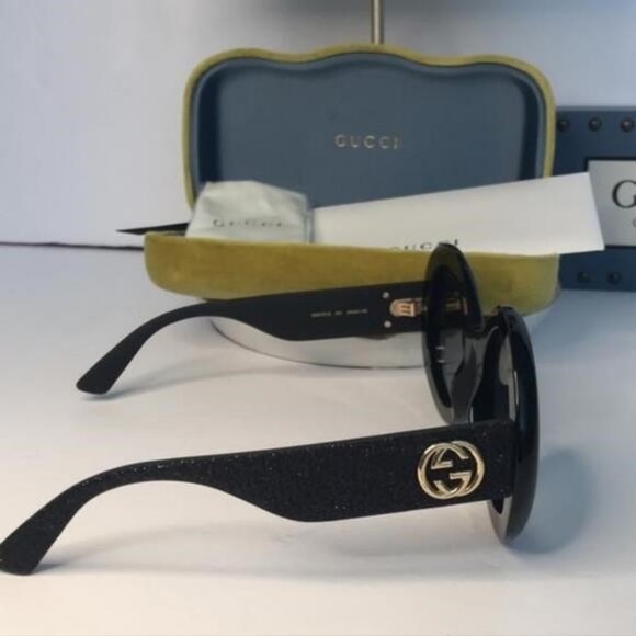 Authentic New Gucci Black GG0101S Round Gradient Sunglasses main image 10